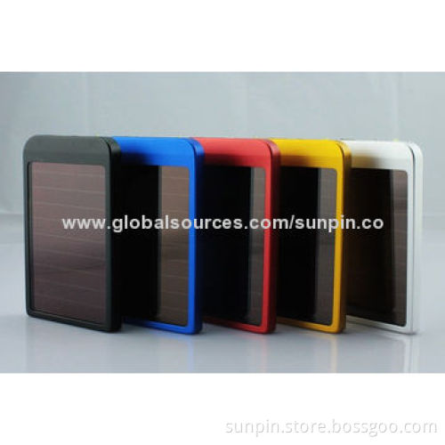 3,000mA solar power bank mobile charger